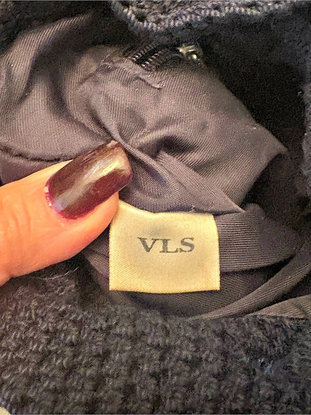 VLS Black Mini Drawstring Bag - Picture 4 of 5